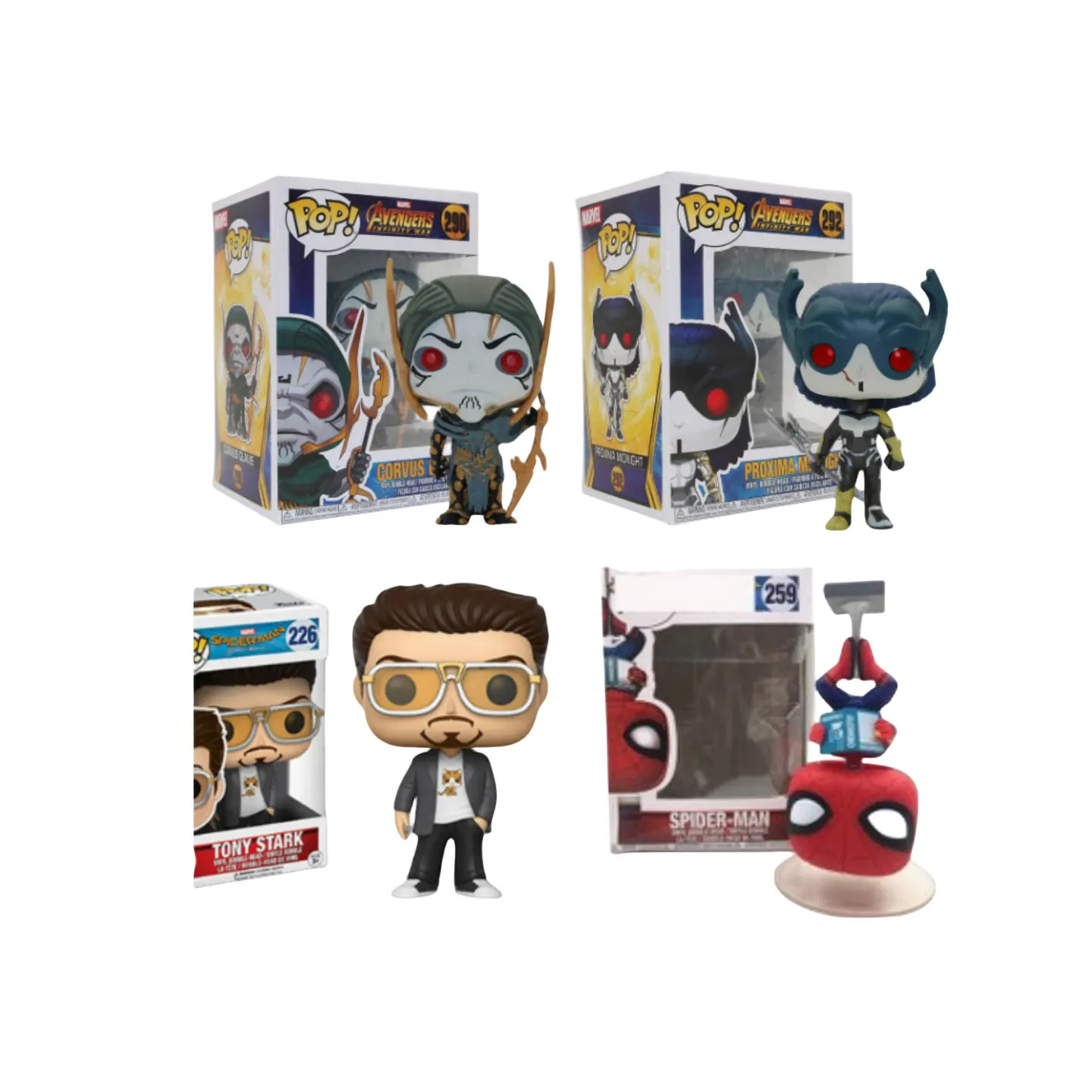 Funkos Pop superhéroe estrella PVC Spider-Man manualidades regalo figuras de acción juguetes Q versión mini película 3D