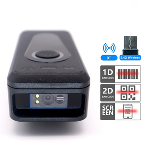 Código Qr portátil Escáner inalámbrico Bt Lector de código Qr 2d 1d Escáner de código de barras de mano Pistola de escaneo