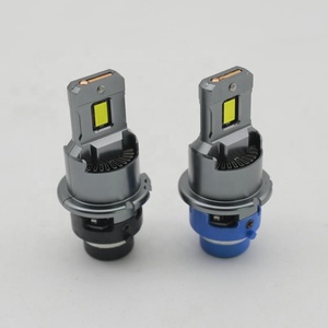 D2S D4S 1:1 LED far HID kiti yüksek güç Xenon LED ampul güçlendirme kablosuz otomatik lamba fişi oyna Canbus LED yeni durum - Product Image 3