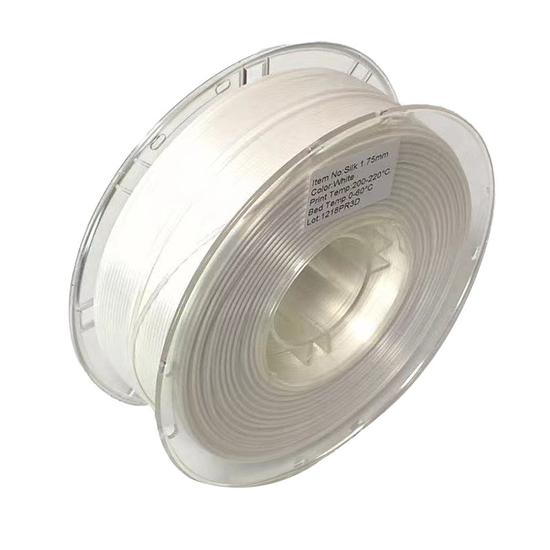 Soie PLA Blanc - Poids net 1kg/rouleau