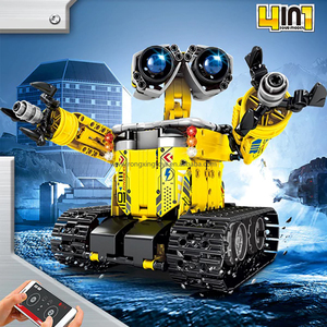 XJD JD043 <strong>Technical</strong> 4IN 1Waly <strong>Programming</strong> Robot Model Creative DIY Robot Bricks Toys Children Gift 659pcs Building Blocks Sets - Product Image 2