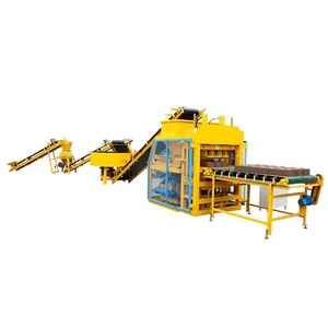 Hby 4-10 automática completa de bloques entrelazados haciendo máquina de moldeo en Uganda y japón - Product Image 2