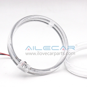 AILECAR 12V Crystal <strong>LED</strong> Angel Lights for Car 6000K RGB Light Guide <strong>LED</strong> Marker White / Yellow Halo Ring Eye for <strong>BMW</strong> E60 - Product Image 2