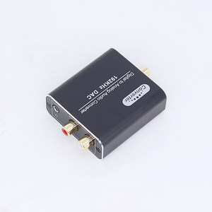 Convertidor DAC de alta resolución Audio analógico a digital de 192kHz/24 bits con USB/Coaxial/óptico, convertidor de señal para oficina en casa. - Product Image 4