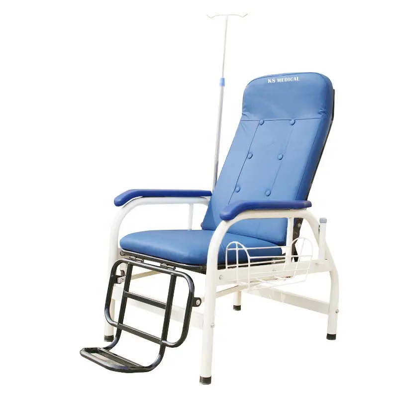 La sedia di infusione portatile di KSMED KSM-HIC le sedie regolabili comode di infusione reclinano la sedia medica di trasfusione Iv per il paziente