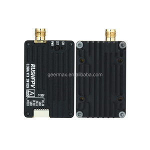 Componentes de drones Transmisor de video de 3,3 GHz para RUSHFPV 3,3G 2W VTX Módulo transmisor 8CH CVBS NTSC PAL Entrada 7-30V SMA UAV Piezas - Product Image 1