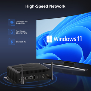 安価な低電力ファンレスミニPCCore i5 i3コンピューターハードウェア、3年間の保証付きコンピューターデスクトップ - Product Image 4