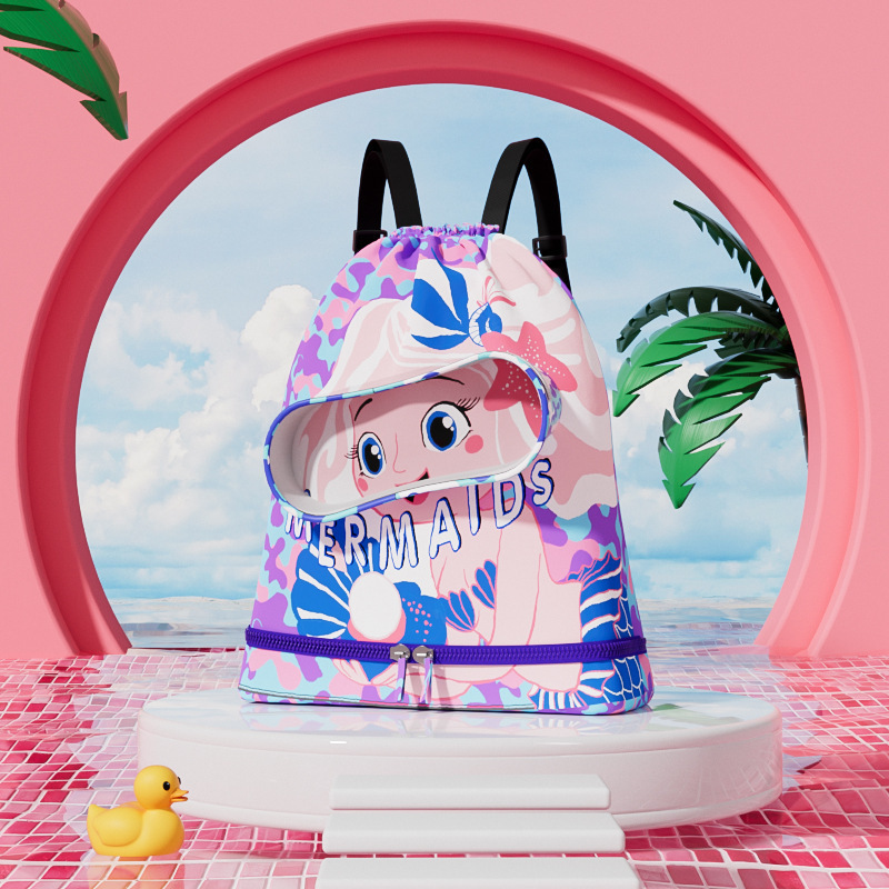 Large Purple Swimming Bag