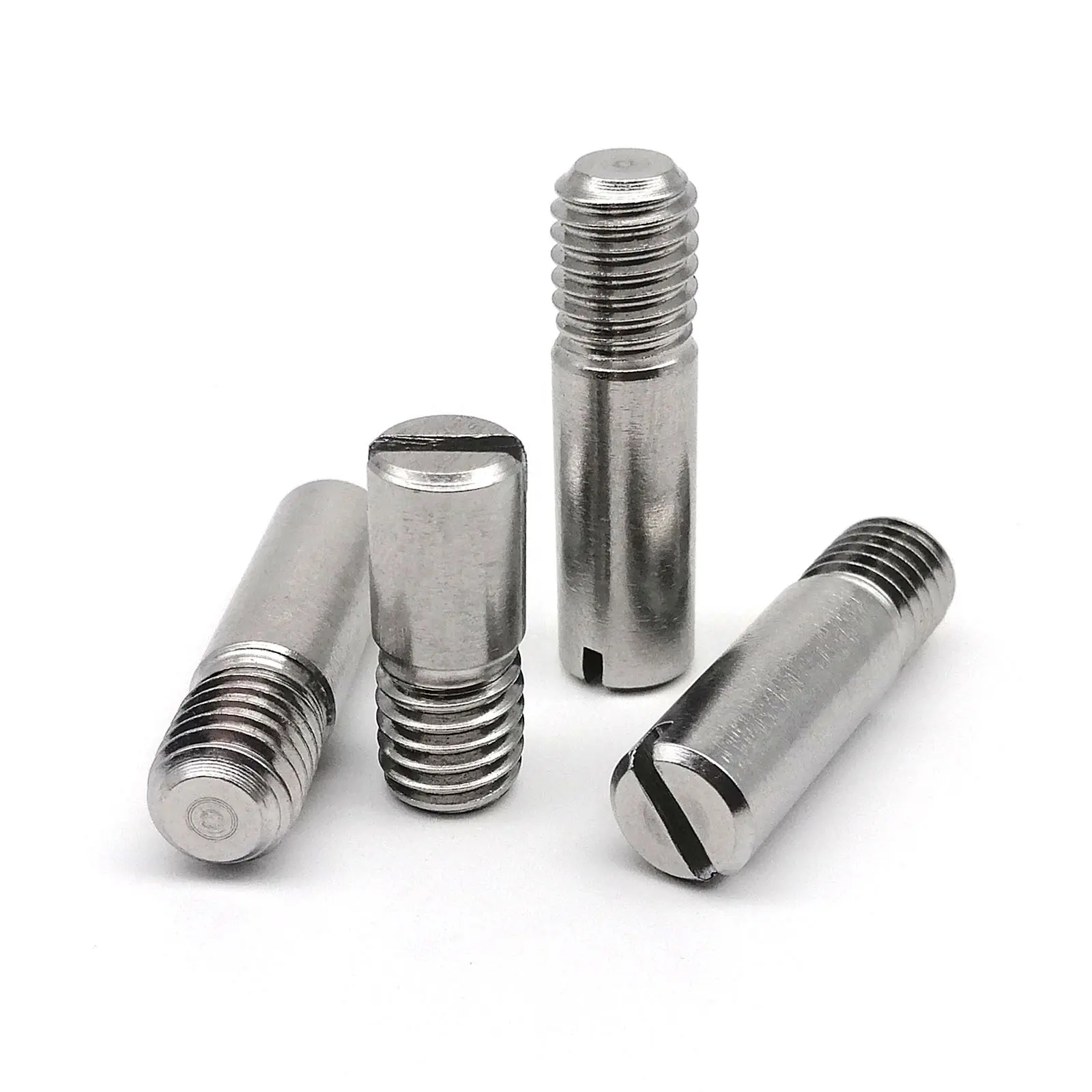 M2 M2.5 M3 M4 M5 M6 M8 M10 304 Stainless Steel GB878 External Screw Thread Cylindrical Fix Position Shaft Roll Dowel Pin