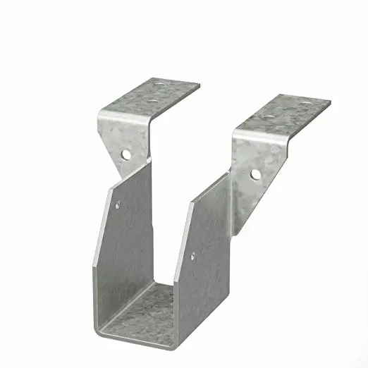 Connecteurs en bois de suspension de solive à angle droit en forme de L cadre de support de support en acier métallique fixe