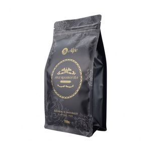 塑料拉链直立平底食品螺母储物袋透明拉链锁自封包装波纹管袋包装袋