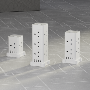 UK <strong>USB</strong> TYPE-C Power Extension <strong>Socket</strong> <strong>Multi</strong> <strong>Function</strong> 3 <strong>Sockets</strong> Power Cube Home Use Power Strip <strong>With</strong> <strong>USB</strong>