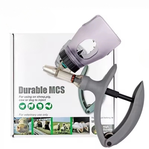 Pistola de vacuna continua de inyección de jeringa automática conveniente y rápida de 2ml y 5ml para cerdos, ganado, ovejas y ganado veterinario - Product Image 2
