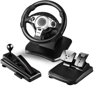 900度ドライビングスポーツゲーミングレーシングホイールゲームコンソールレーシングシミュレーターforPC PS3 PS4 Xbox One Xbox 360 NSスイッチAndroid - Product Image 1