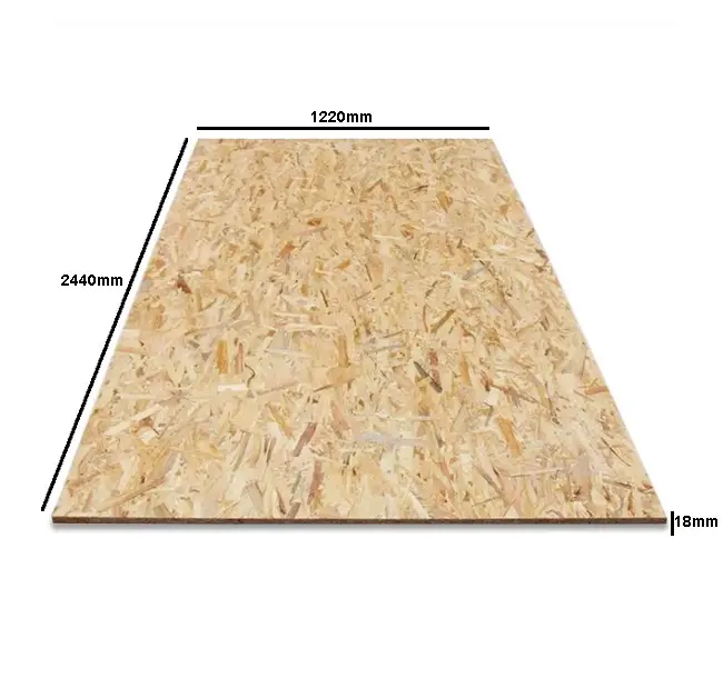 Haute densité Biz Standard 4*8 "18mm Oriented Strand Board-Panneau de sol OSB-Panneau à puce, Panneau OSB pour toit, Maison-Jia Mu Jia