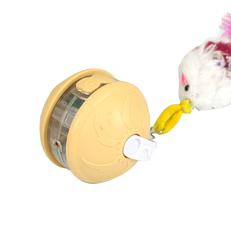 Balle laser pour chat Birdsong - Jaune