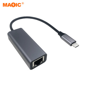 Adaptador de red tipo C a Rj45 de 1000Mbps, adaptador LAN de red Gigabit Usb3.1, adaptador Gigabit Ethernet para ordenador portátil - Product Image 3