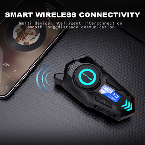 K09 Ipx8 Waterdicht Bt5.4 Motorfiets Mesh Intercomhelm Oortelefoon <span class=keywords><strong>Handsfree</strong></span> Communicatiesysteem Hoofdtelefoon - Product Image 3