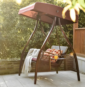 Thiết kế nhiều hơn bán buôn ngoài trời giá tốt nhất đồ nội thất vườn võng Rocking với đứng treo Patio đu ghế - Product Image 1