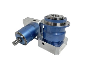 <strong>AHT</strong> Series round Housing Gearhead Planetary Gearbox Speed Reducers <strong>for</strong> Laser Cutting Machine Servo Motor Reducing Speed in Red - Product Image 2