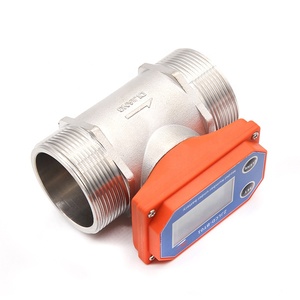 เครื่องวัดอัตราการไหลของน้ำและเครื่องวัดอัตราการไหลพร้อมจอแสดงผล LCD แบบดิจิตอลเซ็นเซอร์วัดการไหลของน้ำแบบ DN50 60-1100LPM M3 Qts - Product Image 3