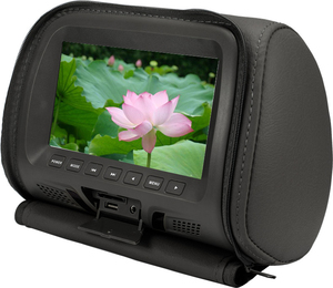 热销汽车头枕 7英寸高清数字 LCD 屏幕 MP5/AV 汽车头枕显示器与 USB SD 视频输入 - Product Image 3