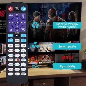 Tüm Roku tv'ler ve Roku oyuncular için 2 in 1 evrensel uzaktan kumanda, TCL/Hisense/Hitachi/HaieElement/Sanyo ROKU TV ile uyumlu - Product Image 4