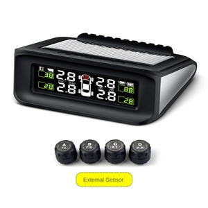 Xe <span class=keywords><strong>TPMS</strong></span> áp suất lốp màn hình với được xây dựng trong không dây bên ngoài năng lượng mặt trời cảm biến áp suất lốp hệ thống phát hiện - Product Image 5