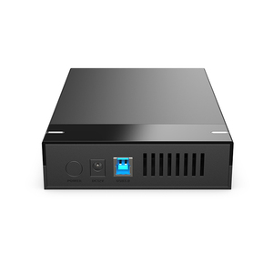 JEYI Factory 3.5&quot; SATA HDD <strong>Enclosure</strong>, USB3.0 5Gbps Transparent Case with 5V/2A Adapter (Tool-Free &amp; 20TB Support) - Product Image 3