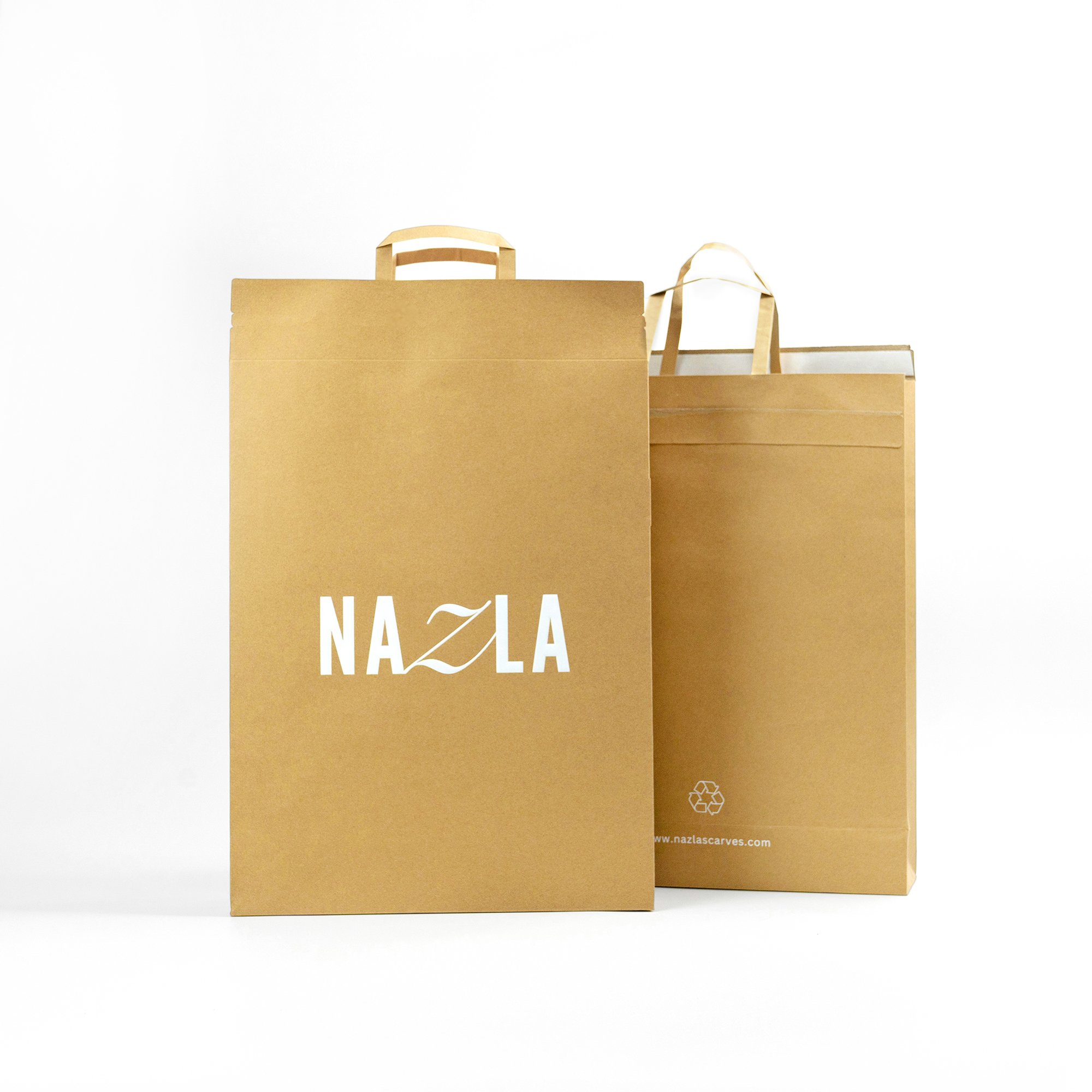 Kraft envelope with handle