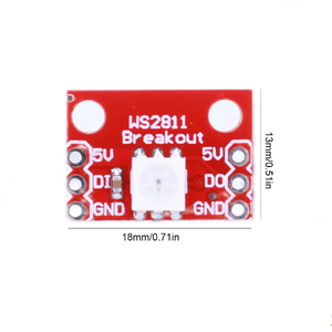 RGB LED Breakout WS2812 Farblicht modul Einzel drahts chnitt stelle Voll farbröhre