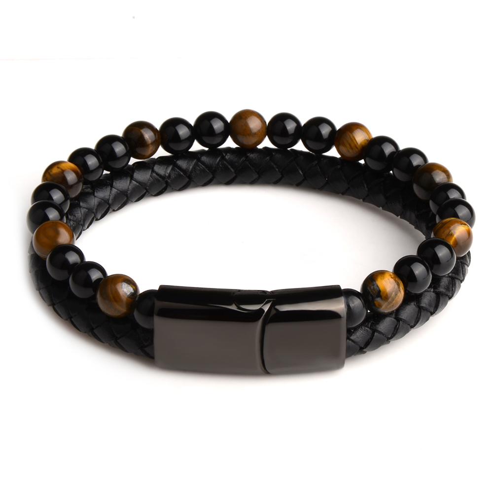 Oeil de tigre agate noire