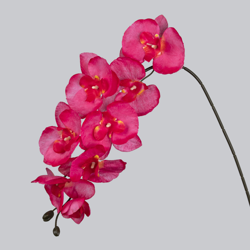 soie 8 Orichid-rose rouge