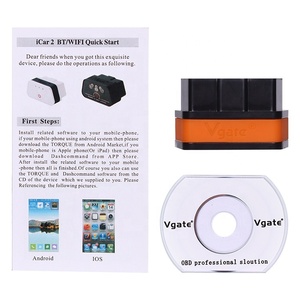 批发车载诊断2代码阅读器ELM327 Vgate iCar2无线车载诊断工具 - Product Image 2