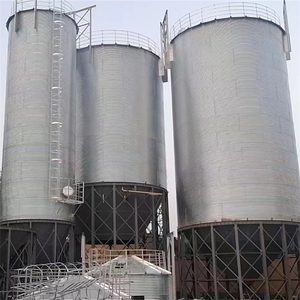 500 Tons Galvanized Corrugated Steel Plate <strong>Silo</strong> Manufacturer's <strong>Spiral</strong> <strong>Silo</strong> High Capacity Grain Storage Unit