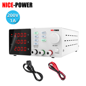 Bello-potenza SPPS-S2001 LiFePO4 batteria 48V 72V 120V laboratorio DC alimentatore 200V 1A 200W precisione codifica manopola funzione di memoria - Product Image 1