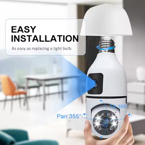 Cámara WiFi PTZ para interiores con control remoto de doble lente Detección de movimiento Garantía de 1 año Color blanco - Product Image 2