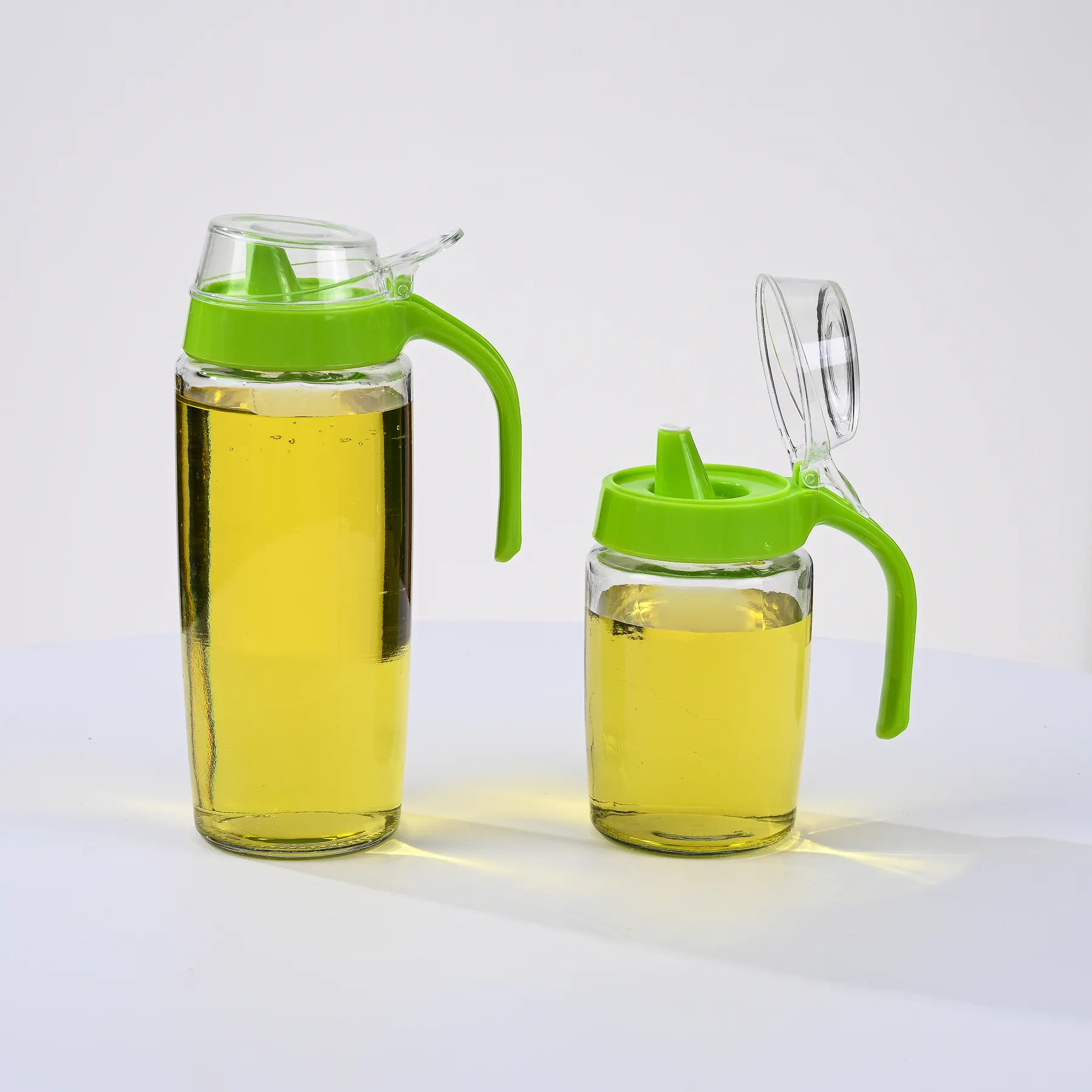 Miglior prezzo forniture da cucina per uso alimentare portatile 300ml 550ml di plastica olio aceto dispenser vetro olio commestibile bombolette Spray bottiglie