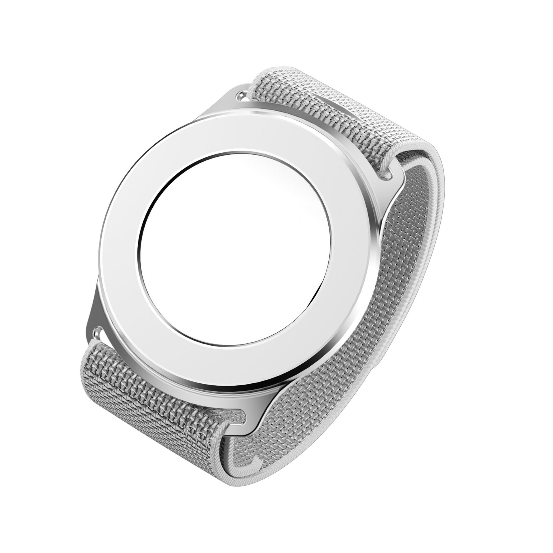 Silver with grey wristband and mirror