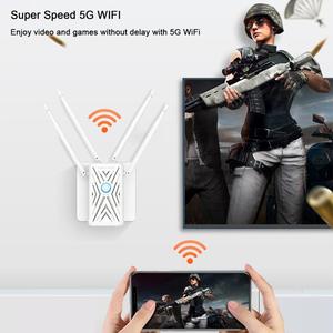Wavlink เครื่องขยายสัญญาณ WIFI 5 GHz 1200Mbps เสาอากาศ4x5dBi ระยะไกลสัญญาณ Wi-Fi บูสเตอร์ไฟร์วอลล์ AP เครื่องขยายสัญญาณ Wi-Fi ที่บ้าน - Product Image 4