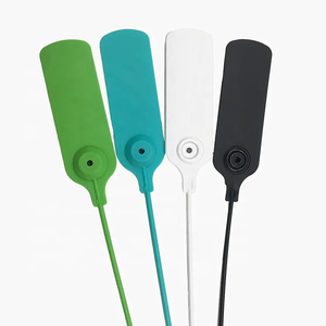 Alta calidad personalizado desechable antirrobo numerado Tamper Hangtag String Lock Cable etiquetas con logotipo de impresión - Product Image 1