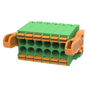 15EDGKNHG-Bloque de terminales de conector de placa a placa de paso de 3,5mm Bloque de terminales de resorte enchufable PCB de capa de doble fila - Product Image 5