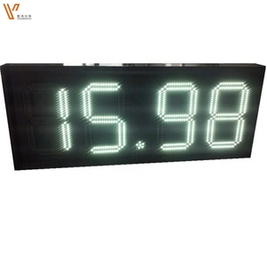 Große led digital uhr rennen timer 12 zoll kleine metall zahlen 8 LED Uhr Display 7 Segment