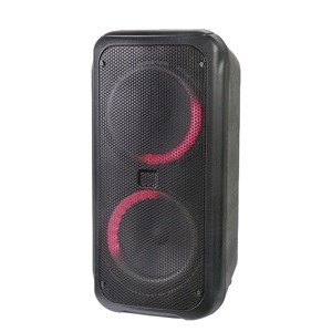 豪华便携式户外DJ蓝牙派对扬声器，带大功率USB/TF/迪斯科灯无线麦克风-新配件DC电源 - Product Image 2