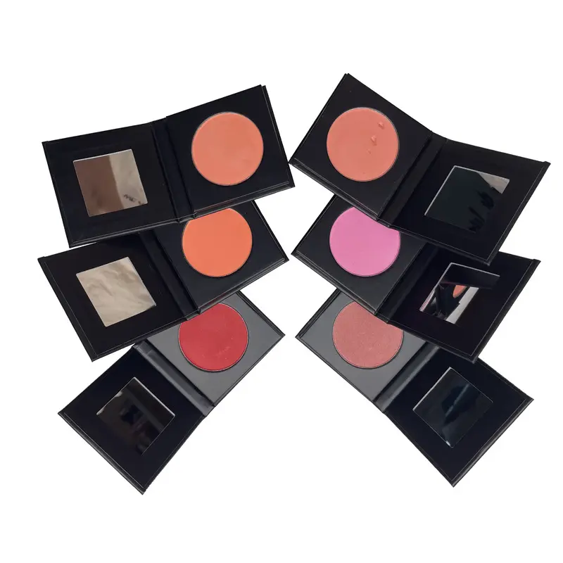 กันน้ําแก้ม Contour Blush ฟรีเครื่องสําอางฉลากส่วนตัวแต่งหน้า Blush Palette ใบหน้า Blusher