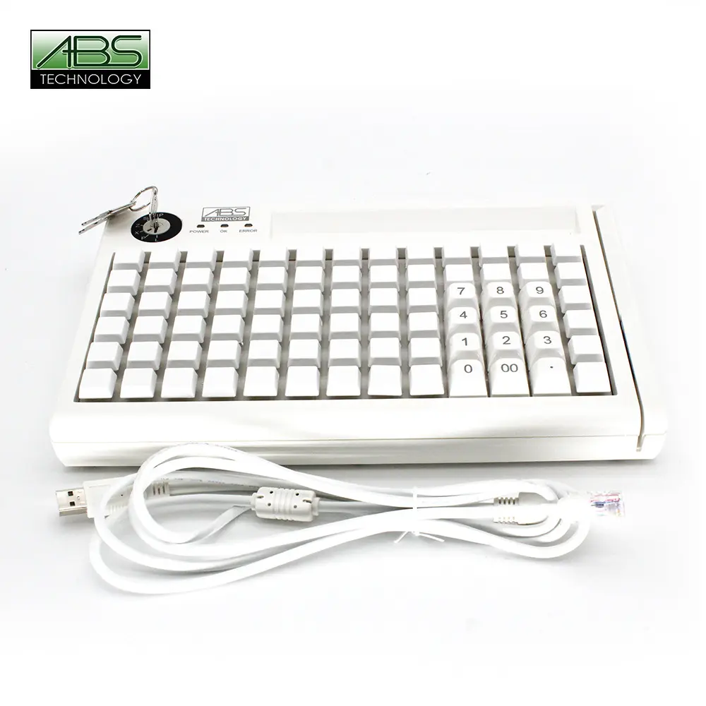 Keypad Desain Atraktif 78 Tombol Keyboard Digital Portabel untuk Keypad Kasir Akuntansi