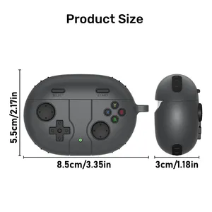 Beats Studio Buds için yeni kulaklık kutusu anahtarlık ile kapak oyun oyuncu tasarım yumuşak silikon kılıf Beats Studio tomurcukları için - Product Image 3