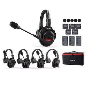 SYNCO Xtalk X5 Xtalk X2 X3 Sistema de intercomunicación inalámbrico 2,4G Auriculares de comunicación con micrófono inalámbrico de batería para Team Studio