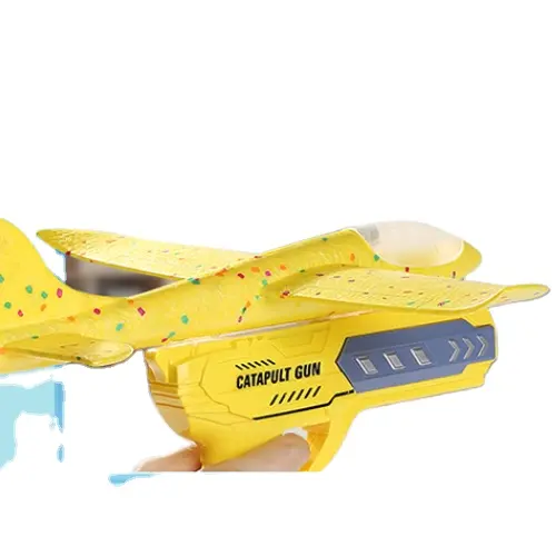 Uçak başlatıcısı oyuncaklar LED köpük planör için mancınık uçak oyuncak Boys için uçuş modları açık uçan oyuncaklar doğum günü hediyeleri Boys