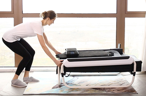 La mejor piedra turmalina de Corea, terapia infrarroja, rodillo de jade térmico caliente eléctrico, mesa de calentamiento de columna vertebral, cama de masaje, fibra de carbono V4 - Product Image 6